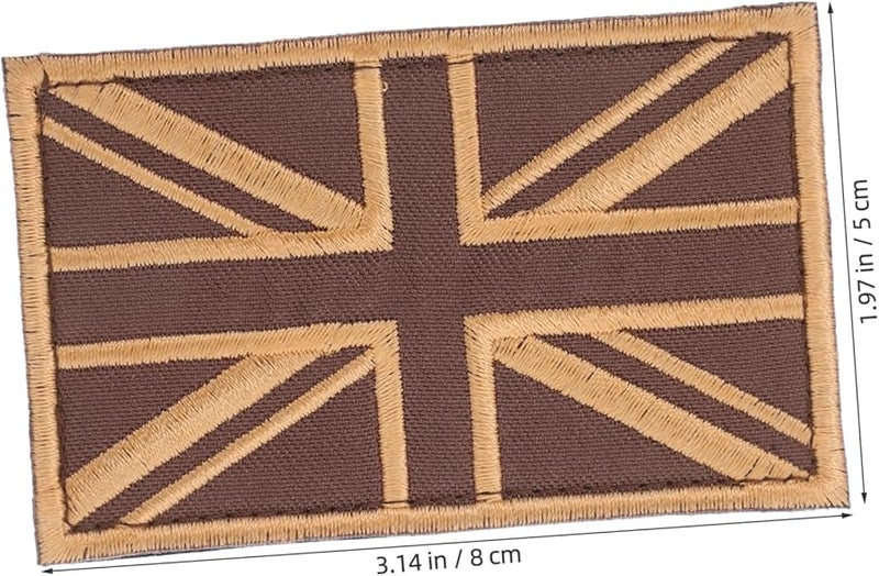 Union Jack Embroidered Patches British Flag Applique for Jackets Hats Bags Easy to Sew - Image 2